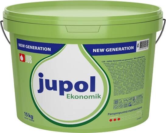 JUPOL EKONOMIK 10L BILY /15KG/ 404920 - 403 Barvy vodové, fermežové, tmely, sádra | První písecký velkoobchod, spol. s r