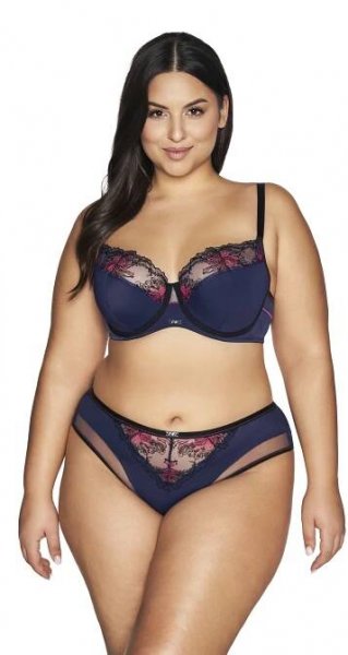 Ava 2119 Navy Blue poloměkká podprsenka tmavě modrá 70F