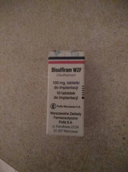 disulfiram do implantacji cena