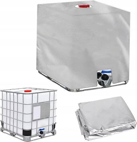 OBAL NA NÁDRŽ IBC, KRYT NÁDRŽE NA VODU IBC 1000 L, BÍLÝ