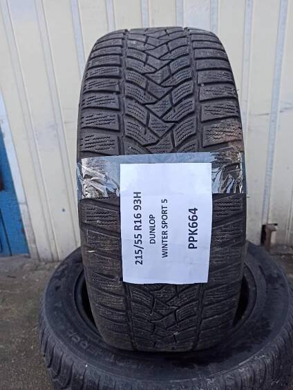 Zimní pneu Dunlop Winter Sport 5 215/55 R16 93H 4,5mm 1ks