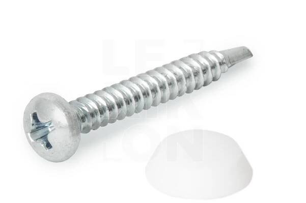Šroub pozinkovaný 4,2 x 32 mm – čepička bílá