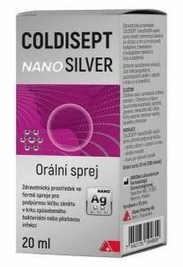 Coldisept nanoSilver orální sprej 20ml