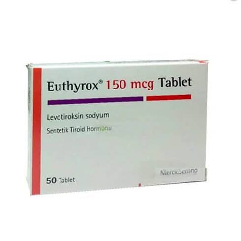 Euthyrox (levotyronxin) - 150 mcg - 50 záložek - Merck