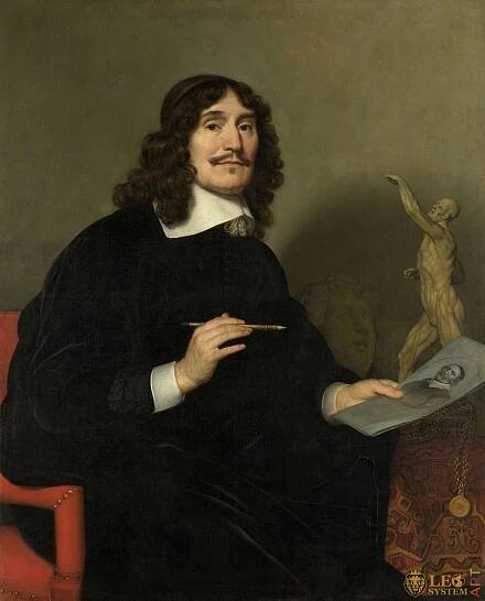 Self-Portrait of an Artist, Gerard van Honthorst, Painter: Gerard van Honthorst, 1655, Amsterdam, Netherlands, Original painting