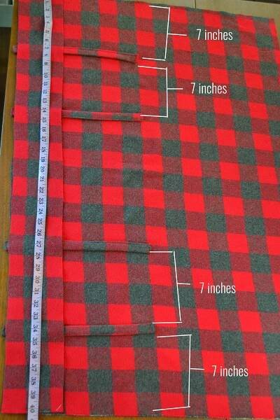 diagram showing where the ties go