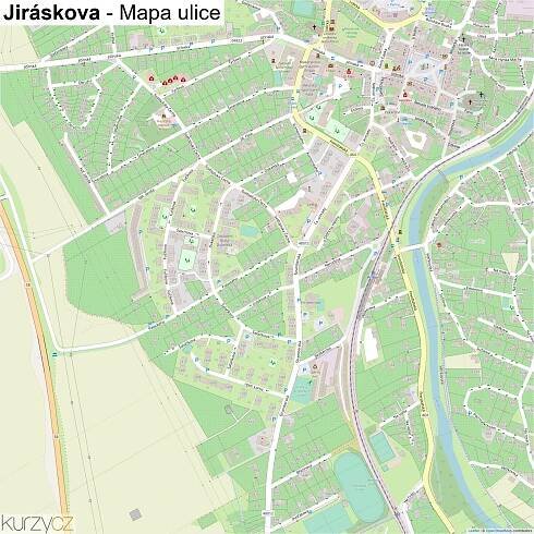 Jiráskova - mapy | Kurzy.cz