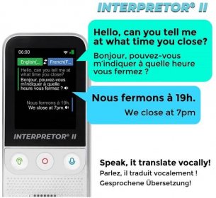 Lexibook Interpretor 2 - Hlasový překladač s umělou inteligencí
