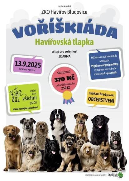 VOŘÍŠKIÁDA – Havířovská tlapka Havířov. Akce Akce pro děti Výstavy 