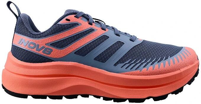 Dámská běžecká obuv Inov-8 Trailfly Max Blue Grey/Coral/Light Grey