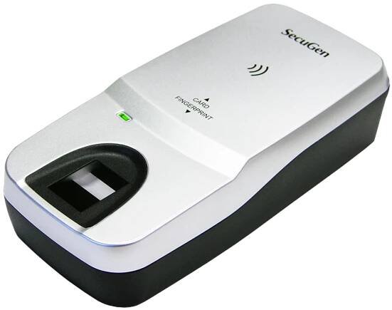 SecuGen Hamster™ Pro Duo CL SCPIV Fingerprint Scanner and Smart Card Reader (XU20CL)