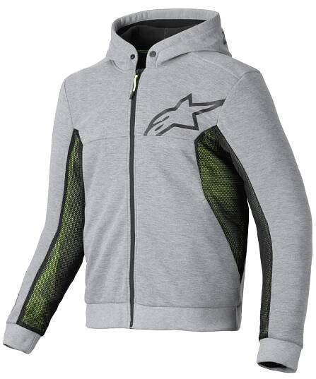 Mikina s chrániči Alpinestars Chrome Air šedá/černá
