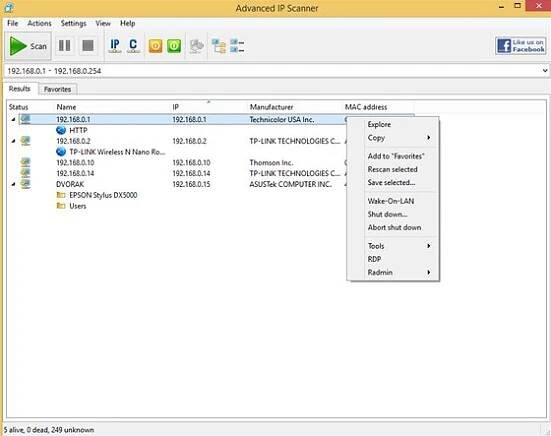 Advanced IP Scanner