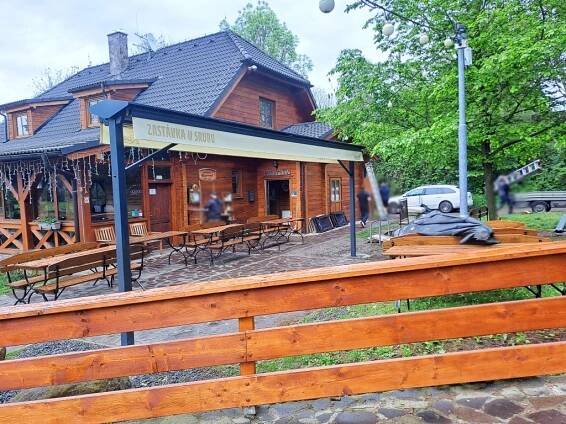 Markýzový přístřešek pro restaurace