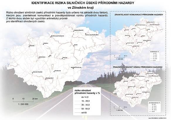 Kvantifikace ohrožení dopravní infrastruktury přírodními hazardy - postup práce