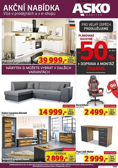 Strana 1 - leták ASKO Nábytek (19. 9. - 2. 10. 2024)