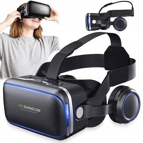 BRÝLE BRÝLE VR 360 STUPŇŮ 3D VIRTUÁLNÍ REALITA PRO TELEFON HRANÍ FILMŮ