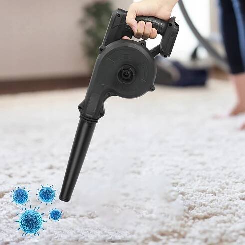 ELEKTRICKÝ FOUKAČ BEZ AKUMULÁTORU A NABÍJEČKY, 3,6 M³ ZA MINUTU Rychlost průtoku vzduchu 1 km/h