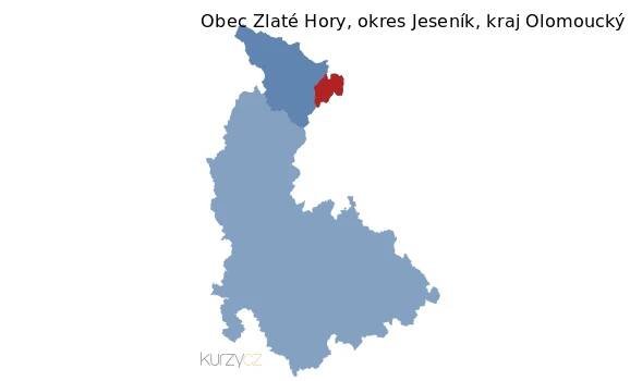 Zlaté Hory v kraji Olomoucký
