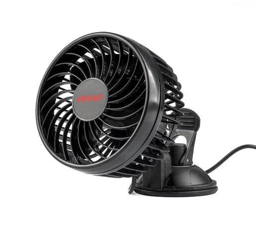 Amio 03001 - Ventilátor do auta s přísavkou 4,5" 12V