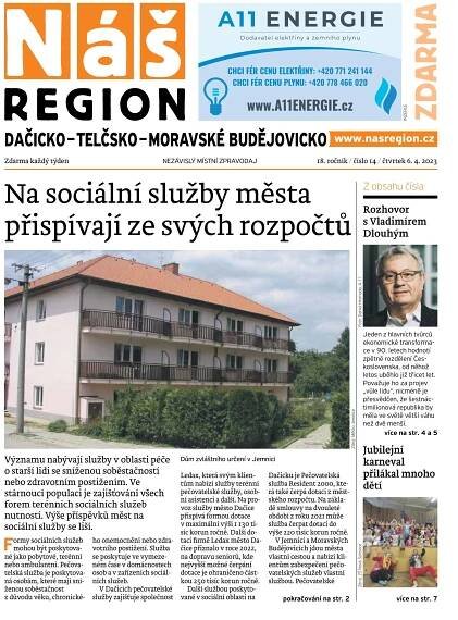 Časopis Náš Region - Dačicko 14/2023