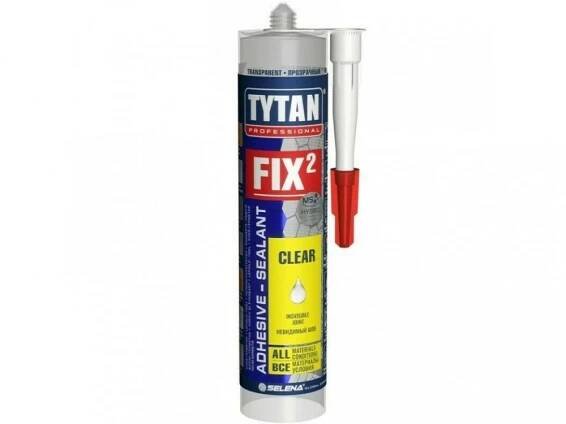 TYTAN elastické lepidlo - tmel FIX2 CLEAR 290ml