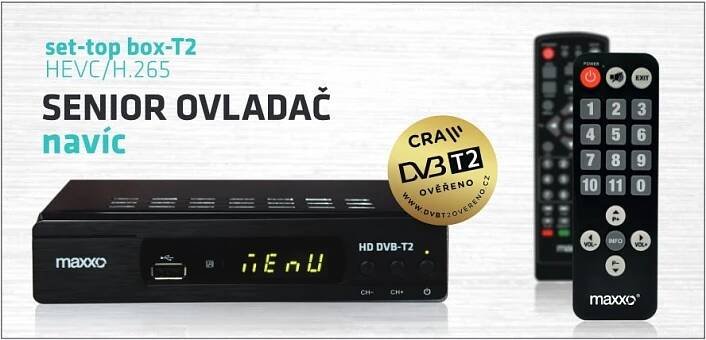 Maxxo DVB-T2 H.265 SENIOR