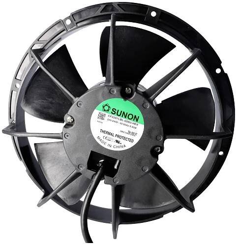 Sunon CF2207LBL-000U-HB9 axiální ventilátor, 230 V/AC, 315.93 m3/h, (Ø x v) 250 mm x 77.4 mm, CF2207LBL-000U-HB9