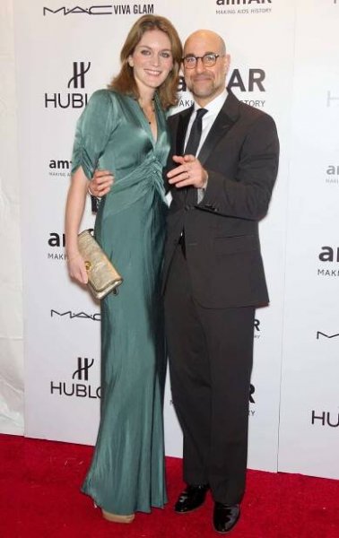 Stanley Tucci and Felicity Blunt
