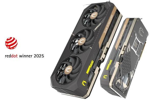 ZOTAC GAMING GeForce RTX 50 Series GPUs & Handheld Console Win 2025 Red Dot Design Awards | ZOTAC