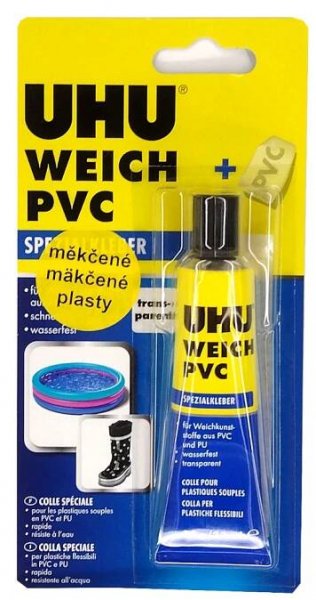 Lepidlo UHU měkčené plasty PVC