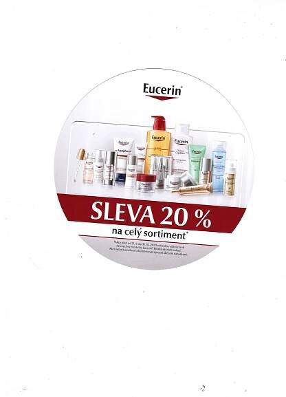 Sleva 20% na EUCERIN – Nová lékárna Moravské Budějovice