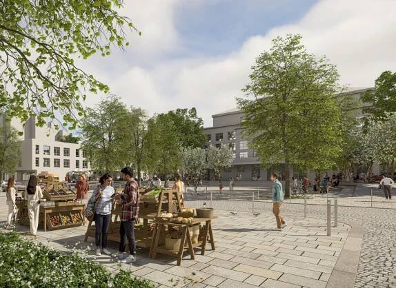Urbanistická studie - náměstí SNP, Ostrava