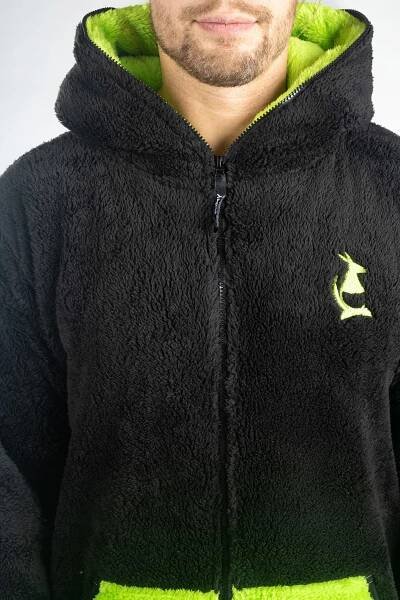 Dupačky teddy black green