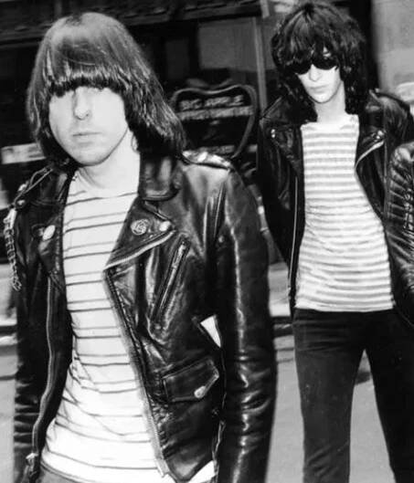 Johnny Ramone Black Leather Jacket