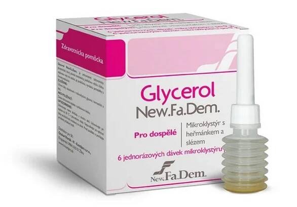 GLYCEROL Mikroklystýr pro dospělé 6 x 9 g