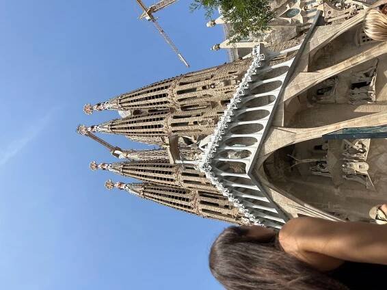 Sagrada Familia in Barcelona by Antoni Gaudi