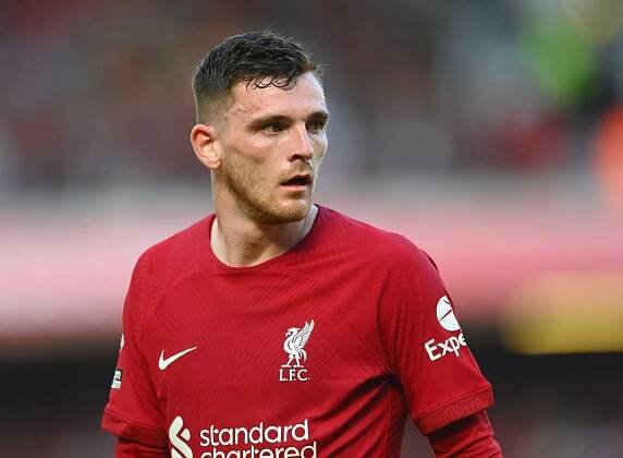 Andrew Robertson out vs Rangers