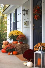 40 šťavnatých nápadů na podzimní výzdobu verandy a dvora 