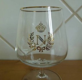 Napoleonky - sada starých skleniček  - Starožitnosti