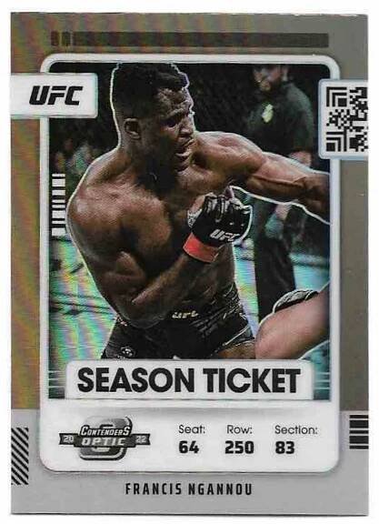 Bronze Contenders Optic FRANCIS NGANNOU 2022 Panini Chronicles UFC