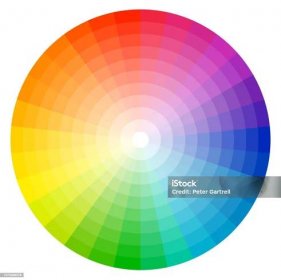 Barevné kolo odstínu a sytosti - Bez autorských poplatků Color Wheel vektorové obrázky