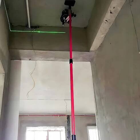 ROZPĚRNÁ TYČ PRO LASER 300 CM TELESKOPICKÁ TYČ STATIV PRO ŠIKMÉ LIBELY Stav balení originální