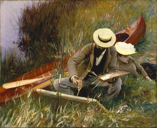 File:John Singer Sargent - An Out-of-Doors Study - Google Art Project.jpg - Wikimedia Commons