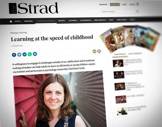 The Strad: Learning at the speed of childhood - Christine Carter