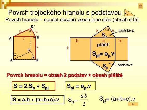 PPT - Kolmé hranoly - povrch a objem PowerPoint Presentation, free download - ID:3529970