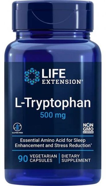 Life Extension L-Tryptofan 500 mg 90 rostlinných kapslí od 699 Kč - Heureka.cz