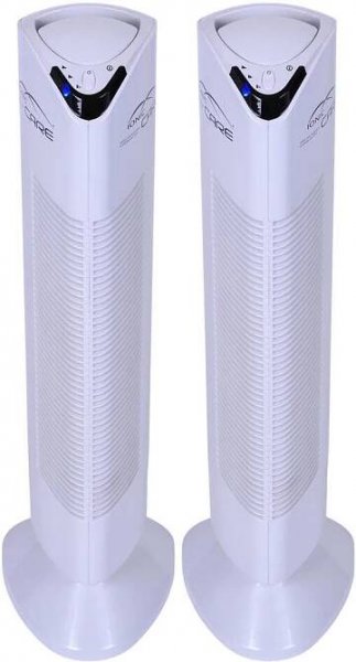 SET Čistička vzduchu Ionic Care Triton X6 s ionizátorem perleťově bílá, 2ks