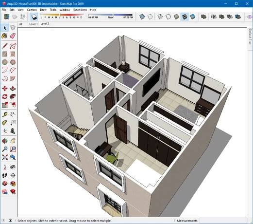 House Plan 6 "The Cube" - Arqui3D - Planos de casas por USD 49