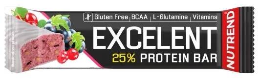  NUTREND Excelent Protein Bar Černý rybíz s brusinkami v jogurtové polevě 